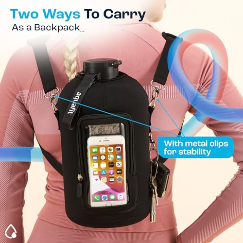 AQUAFIT 1 Gallon Jug Sleeve with Strap & Pocket (Sleeve Only)