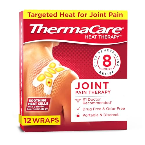 ThermaCare Portable Heating Pads, 12 Count (3 Packs of 4) - size: 4 Count (Pack of 3)