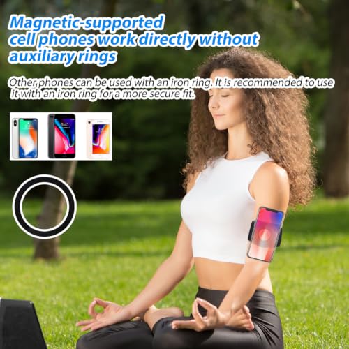 1pcs Magnetic Running Phone Holder for iPhone 12-16 Pro Max Plus Mini