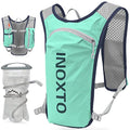 INOXTO Running Hydration Vest Backpack,Lightweight Insulated Pack with 1.5L Water Bladder Bag Daypack for Hiking Trail Running Cycling Race Marathon for Women Men - color: Lght green black