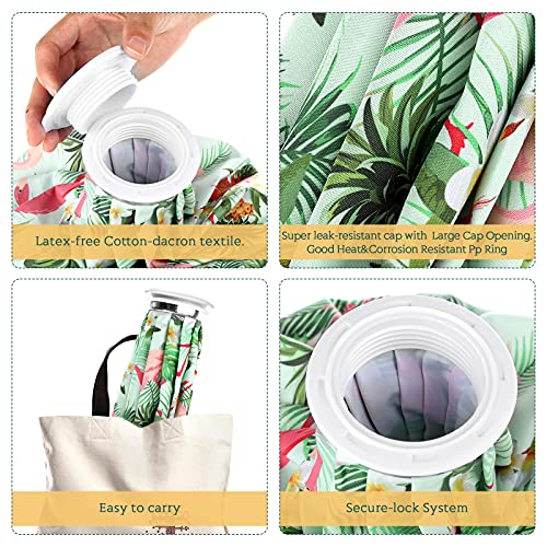 Nuanchu 3 Pcs Reusable Ice Bags for Injuries Hot Cold Pack, Hawaiian - style: Hawaiian