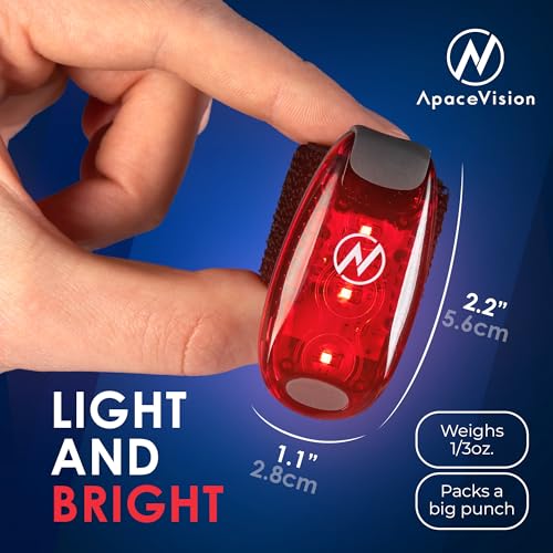 LED Safety Light (2 Pack) with Bonus Items – Clip On Strobe/Running Lights for Runners, Dogs, Bikes, Walking and More - color: Mixed