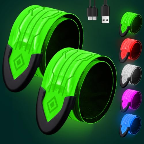 Fitense 2 Pack Rechargeable LED Armband Gifts for Teen Girls Boys Kids - style: Modern