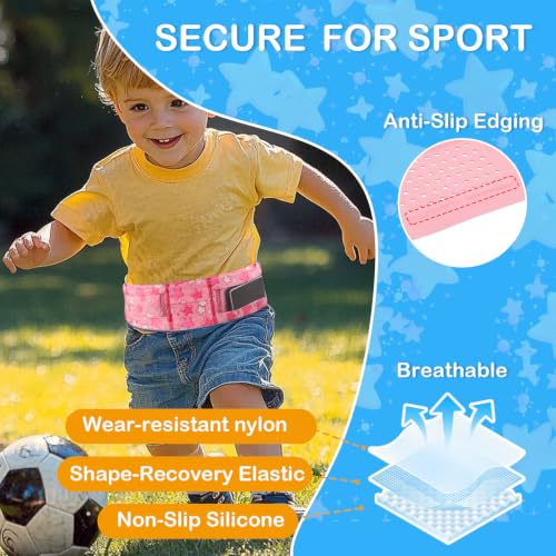 iGuerburn Insulin Pump Belt for Kids, Diabetic Pump Belt for T1D Children - size: S:17"-25"(Pink)