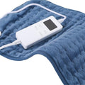 Electric Heating Pad, NBKLS Heating Pads for Back Pain Relief, Neck/Abdomen/Shoulder/Knee/Arms/Legs Therapy, Auto Shut Off Extra Large Heat Pad 12"×24" - color: Navy Blue, size: 12" x 24"