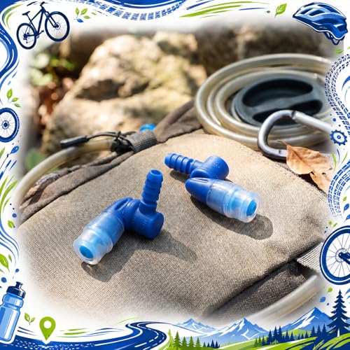 2 Pcs Bite Valve Replacement Bite Valve Nozzles - color: Blue