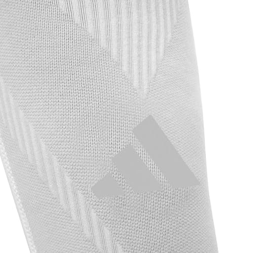 adidas Aeroready Compression Calf Sleeves, Lightweight, Moisture-Wicking Calf Compression Sleeves - color: White V1