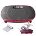 MERACH CV30 Pro Curved Vibration Plate Exercise Machine, Powerful & Quiet - color: Red