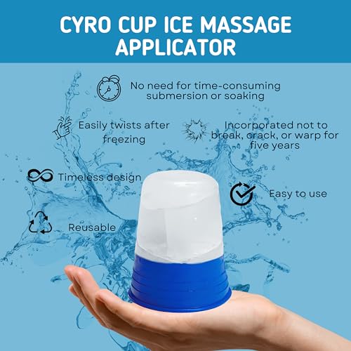 Set of 2 Blue Ice Massage Tools
