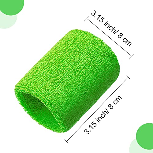 WILLBOND Wrist Sweatbands - color: Neon Green