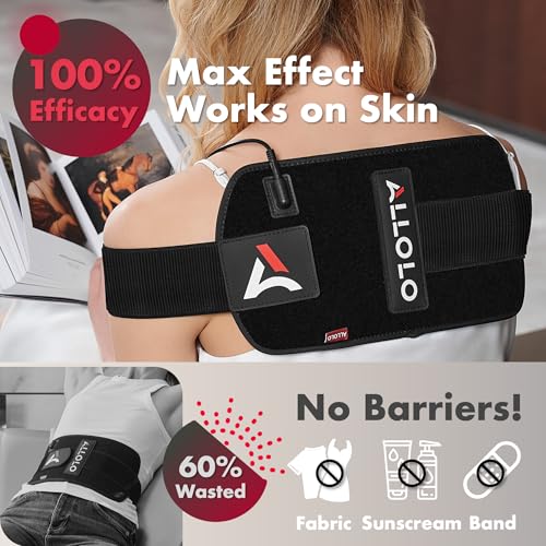 ALLOLO Red Light for Body, 3 in 1 LEDs Red Light Belt - size: 12.6"*6.3"