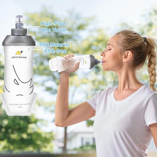 N NEVO RHINO Running Hydration Vest with 1.5L Water Bladder - color: Black, size: Medium