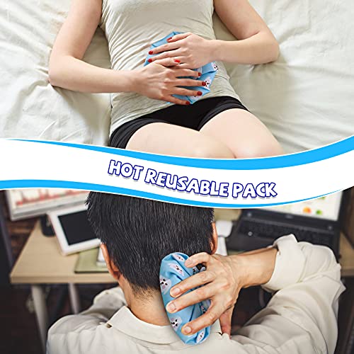 Honoson 4 Pack Reusable Ice Bag Hot Cold Bag Leakproof, Cute Fruit Style - style: Cute Fruit Style
