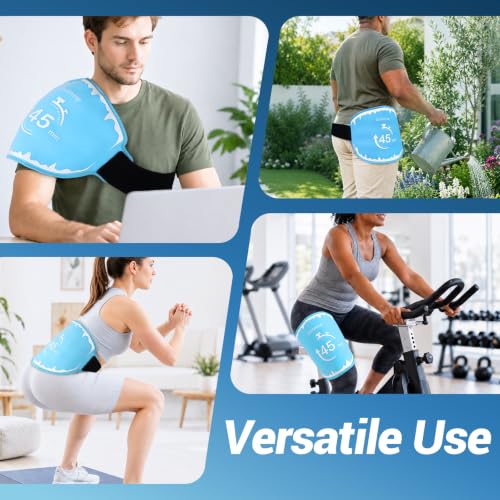 Comfytemp Ice Pack for Back Pain Relief, Sciatica Ease, 45 Min Long Lasting