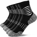 IRAMY Ankle Compression Socks for Men Plantar Fasciitis Relief 3/5 Pairs - color: N‑black(3 Pairs), size: Large