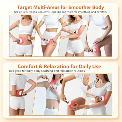 Lymphatic Drainage Massager for Full Body Contouring Smoother-Looking Skin