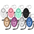 KOSIN Safe Sound Personal Alarm, 8 Pack 140DB Personal Security Alarm Keychain with LED Lights, Emergency Safety Alarm for Women, Men, Children, Elderly