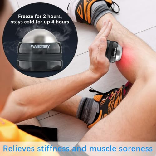 Ice Roller Ball for Muscle Recovery, Hot & Cold Therapy, 360° Massage - style: 1 - Pack - Ice Ball