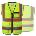 Hi Vis Reflective Safety Vest for Men Women,EKH1,Yellow,M - color: Ekhmesh-yellow, size: Medium