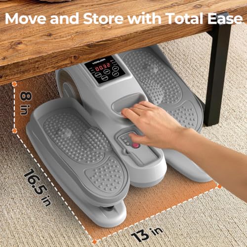 YOSUDA Under Desk Elliptical Machine, Seated Pedal Exerciser for Seniors