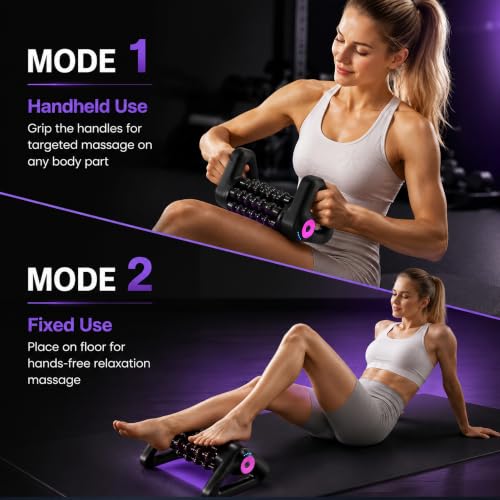Electric Multi Roller Massager, 5-Speed Cordless Relaxer for Feet & Legs