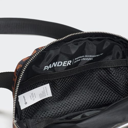 Pander Crossbody Belt Bag for Women and Men, Travel and Everyday Use - color: Midnight Leopard