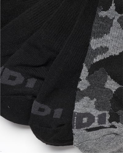 AND1 Mens Athletic Crew Socks 24 Pack Cushioned Comfort Socks - color: Grey