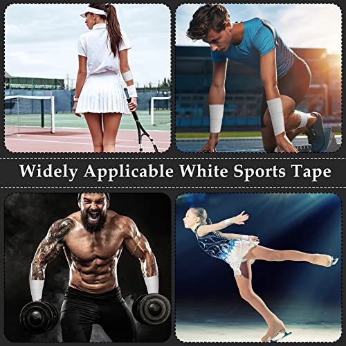 130 Yard 2 Inch White Athletic Sports Cotton Tape Pre Wrap Easy Tear - color: White, size: 2 Inch