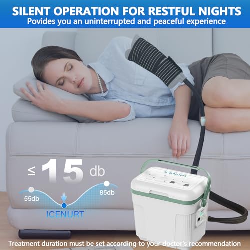 Programmable Timer Ice Machine for Knee After Surgery w/Quiet Pump