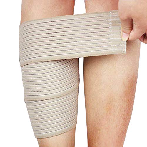 BXT Elastic Breathable Wrap Ankle Support Brace Compression Knee Elbow Wrist Ankle Hand Support Wrap Sports Bandage Strap with Hook & Loop Fastener Straps(A PIECE)
