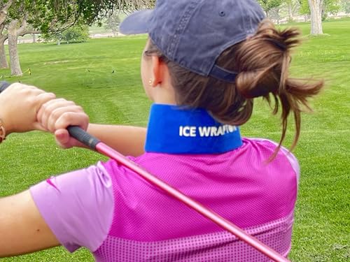 ICE WRAPTOR Cooling Bandana Neck Wrap, Yellow+6 Reusable Ice Packs, Snap - size: Yellow Wrap + 6 Inserts