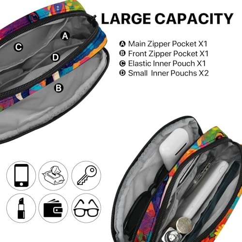 Elephant Fanny Pack Women Fashion Belt Bag Waterproof Adjustable Strap Waist Pouch Casual Workout Travel Cycling Running - color: Metallic