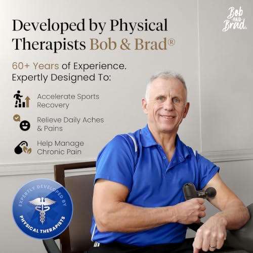 BOB AND BRAD Q2 Mini Massage Gun, Pocket-Sized, Small, Travel Essential - color: Classic Black