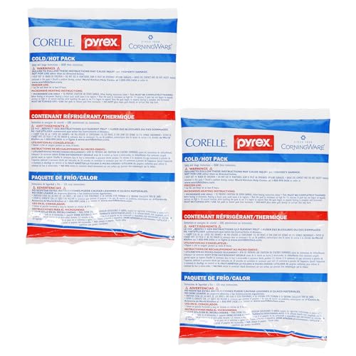 Pyrex Portable Large Cold/Hot Pack (2-Pack) - Made in USA