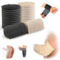 Calf Compression Sleeves 4 Pcs Adjustable Wrap Knee Ankle Wrist