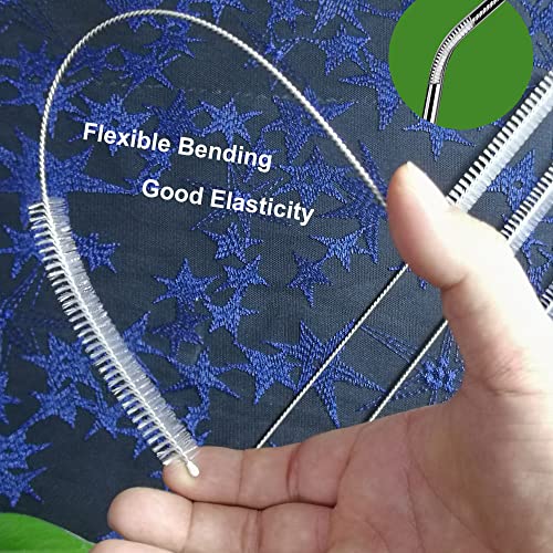 Straw Cleaner Brush Extend 12 inch, Extra Wide 12mm diam Pipe Cleaners, Extra Long Straw Brush for Sippy Cup, Water Bottle and Tubes, Drinking Straw Cleaning Brush Set 20 Pack - size: 12" (Pack of 2)