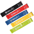 Boldfit Resistance Bands Mini Loop Set, Multicolor, Pack of 5