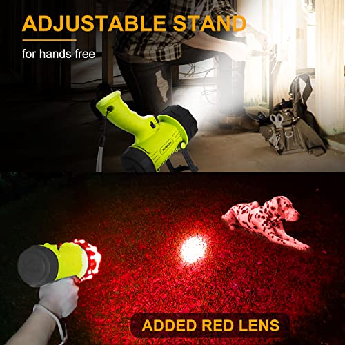 YIERBLUE Rechargeable Spotlight Flashlight with 2000,000 High Lumen LED - color: Fluoresce-Pro
