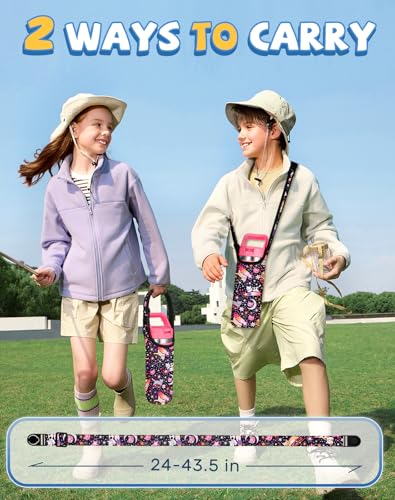 Miss Adola Kids Water Bottle Carrier, 14-20 Oz, Star Cats - color: Star Cats, size: Fits for 14-20 oz