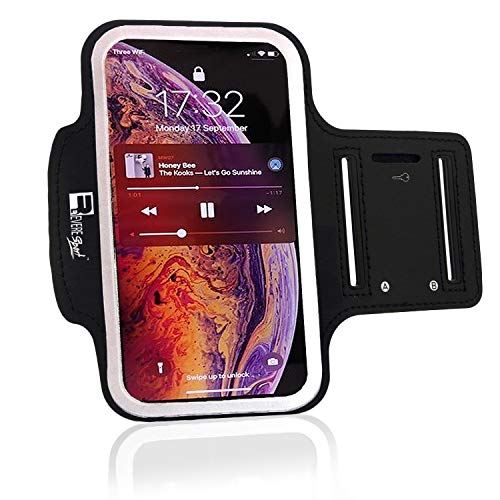RevereSport Armband for iPhone 17/16/15/14/13/12. Running Phone Arm Holder for Sports, Gym Workouts and Exercise - size: 6.1" Screen