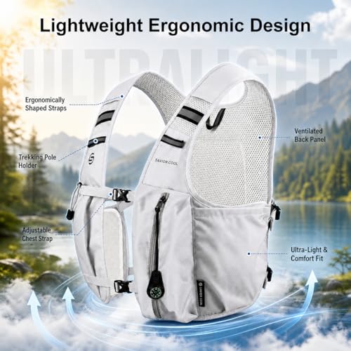 Cooling Vest for Men Women, Hydration Vest for Running Hiking