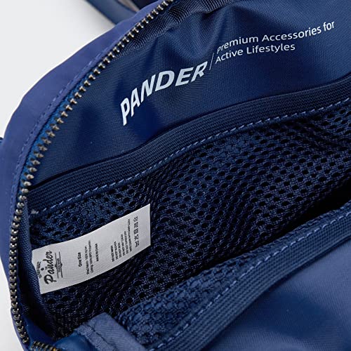 Pander Crossbody Belt Bag for Women and Men, Travel and Everyday Use - color: Blue Perennial