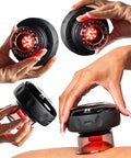 REVO The Original 4-in-1 Smart Cupping Therapy Massager, Red Light Therapy for Targeted Pain Relief, Knots, Aches, Muscle Soreness, Circulation & Tighter Skin, Portable Cupping Kit (Four Pack) - size: 4 Pack