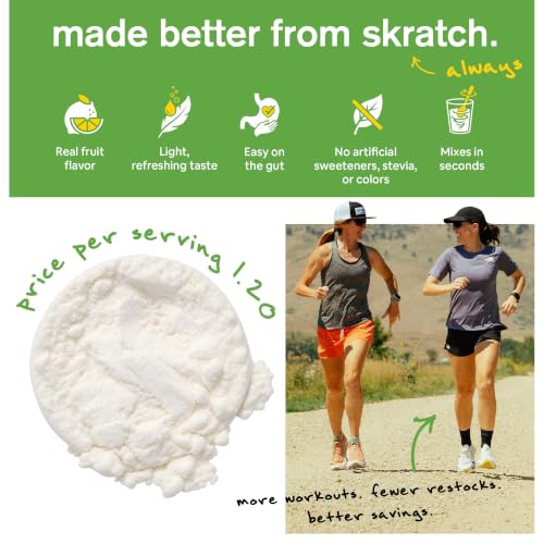 Skratch Labs Hydration Sports Drink Mix, Lemon Lime, 20 Servings - size: 20 Servings (Pack of 1)