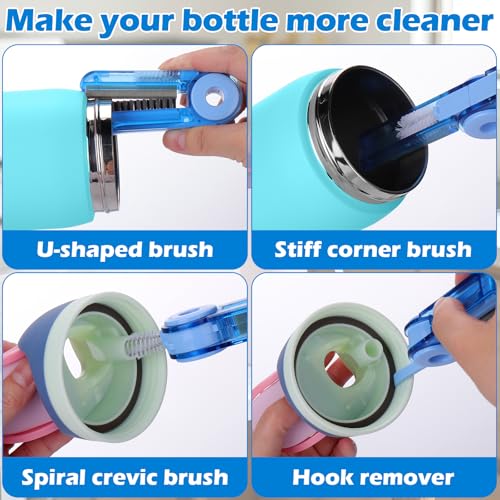 Palksky Water Bottle Cleaning Brush Kit, Brush & Straw Cleaner for Owala - size: 5 Pack