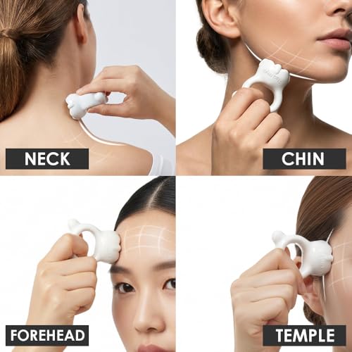 Ceramic Ring Mini Gua Sha Fascia Tool. Face for Lift. Korean Beauty Massage