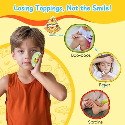 Kids Ice Packs for Boo Boos, 6 Pcs, Baby Small Gel Ice Packs for Injuries - style: Food Kids Ice Packs - 6 Pack