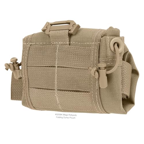 Maxpedition Mega Rollypoly Folding Dump Pouch - color: Khaki