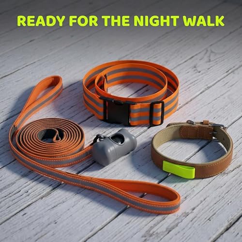 Little World Reflective Belt, Reflective Running Gear Elastic Reflective Sash - color: Orange