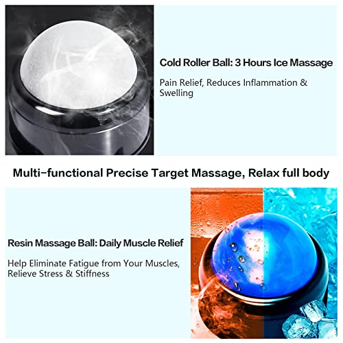 Wall-Mountable Massage Ball 2 pack Muscle Massage Roller for Pain Relief - style: 1 - Pack - Mountable Ball